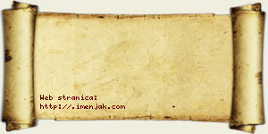 Andjelina Rnić vizit kartica